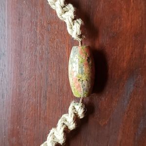 Unakite Gemstone Choker